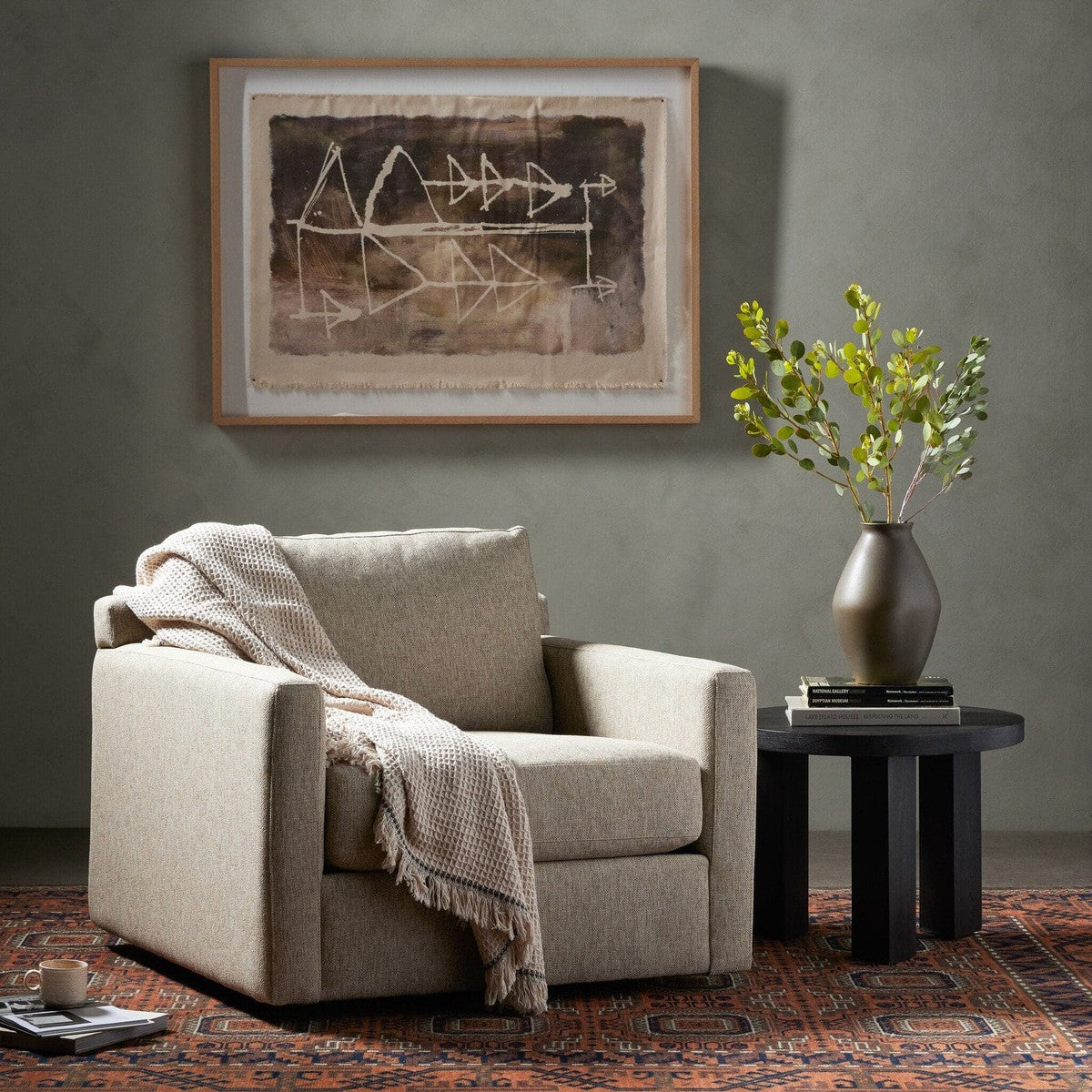 Hampton Swivel Chair - Delta Sand