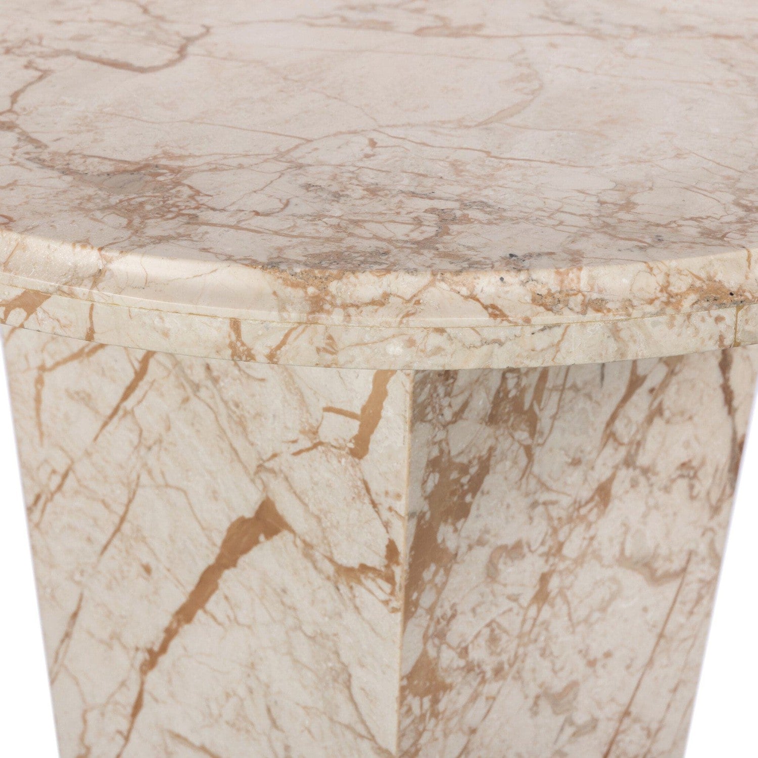 Eslo End Table - Desert Taupe Marble