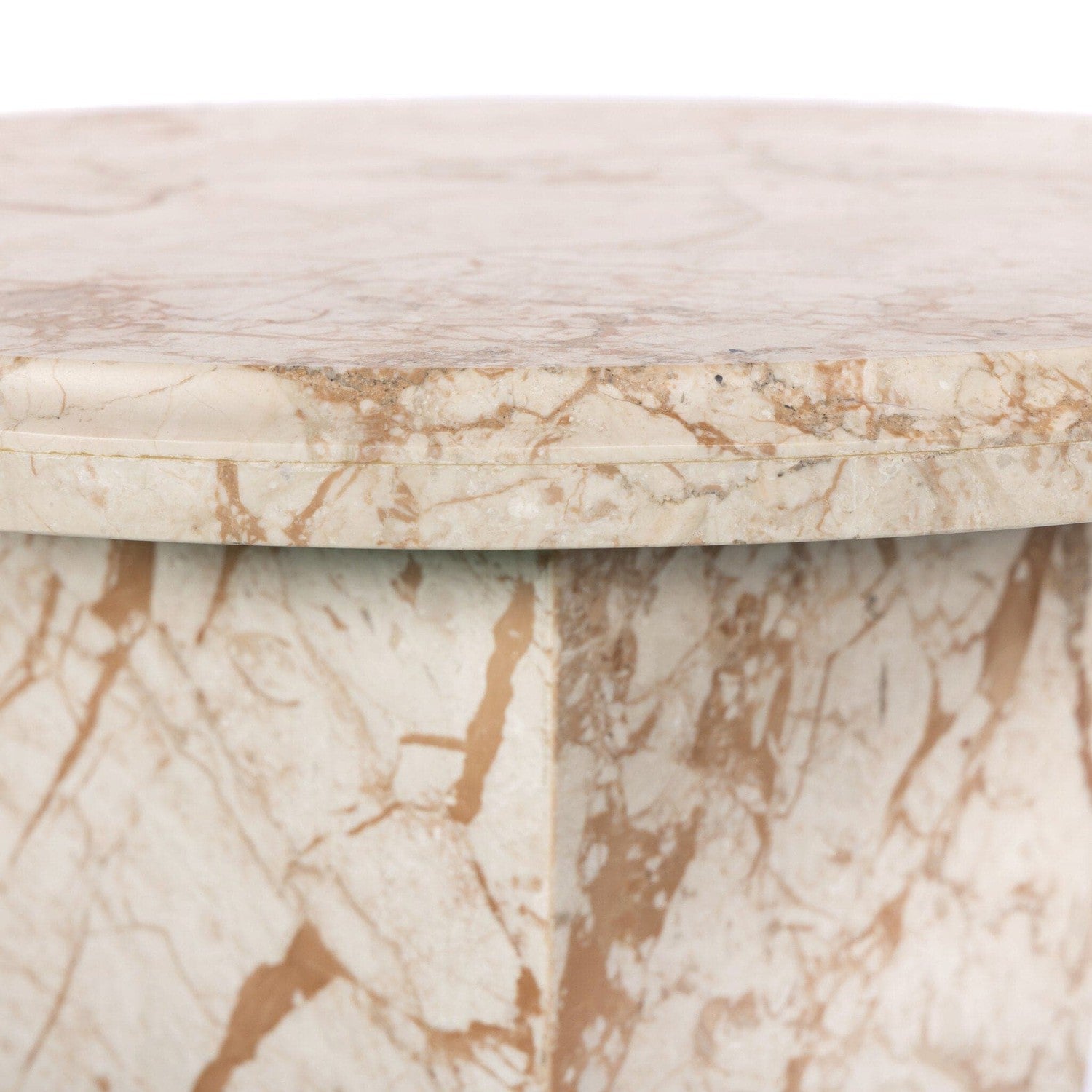 Eslo End Table - Desert Taupe Marble