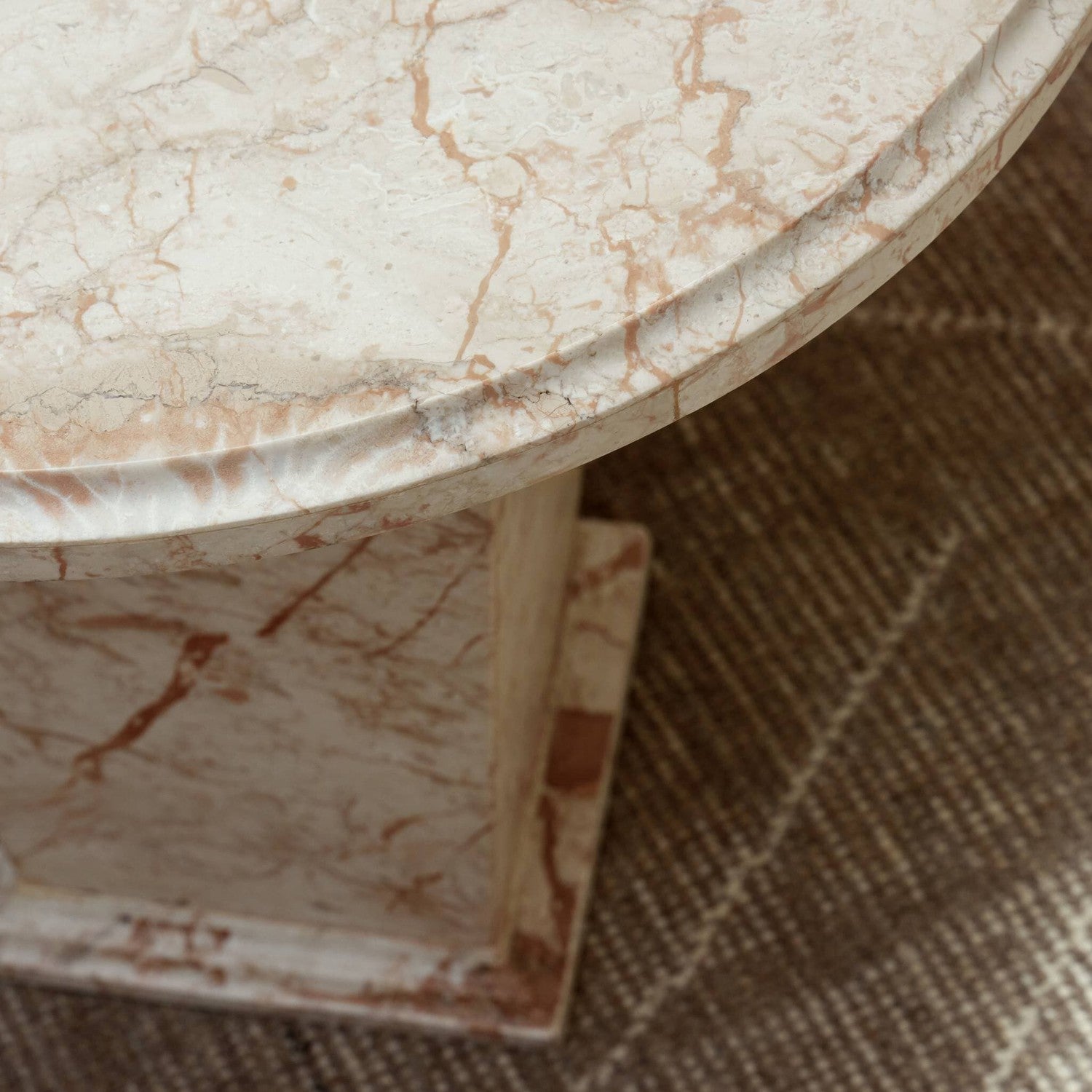 Eslo End Table - Desert Taupe Marble