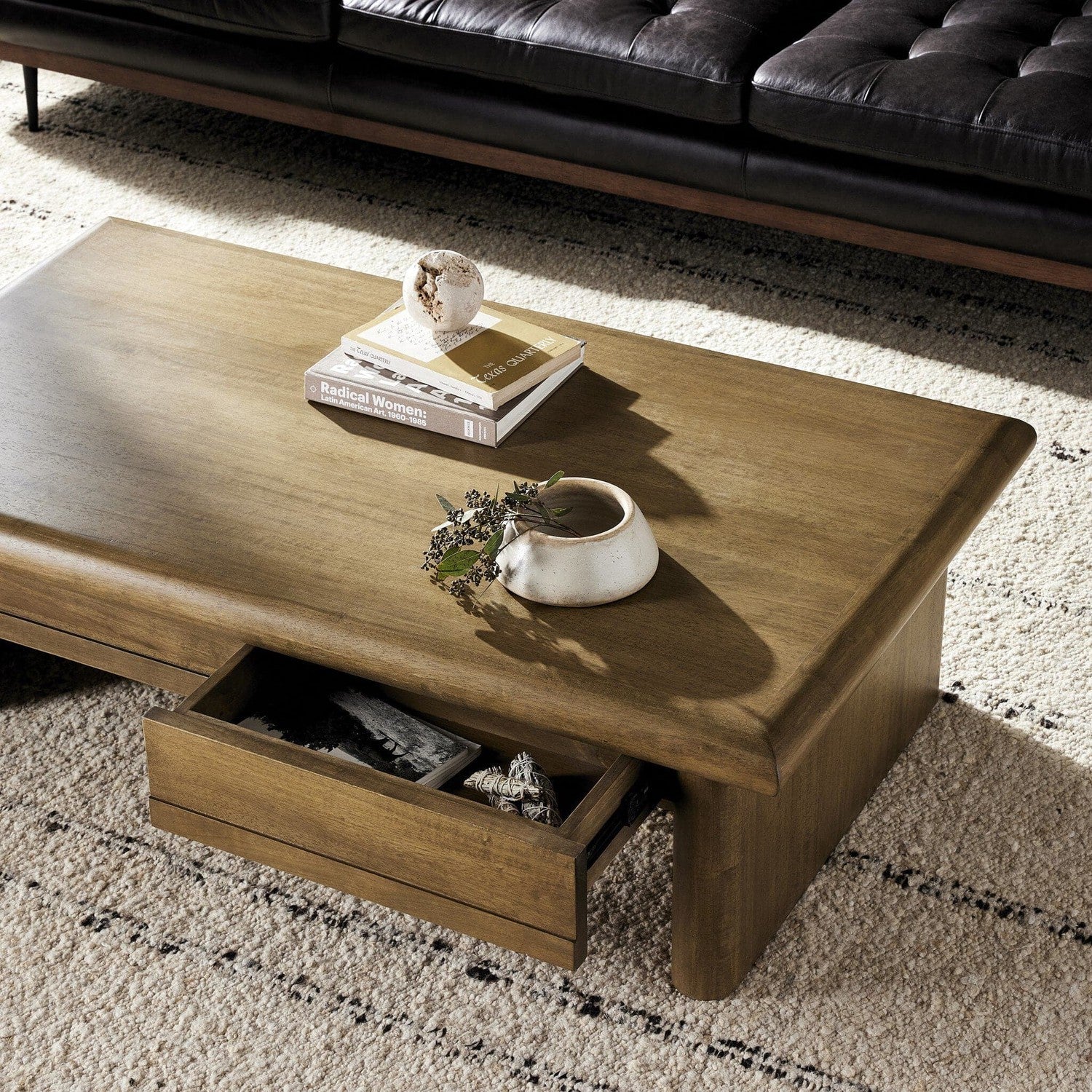 Murray Coffee Table - Weathered Parawood