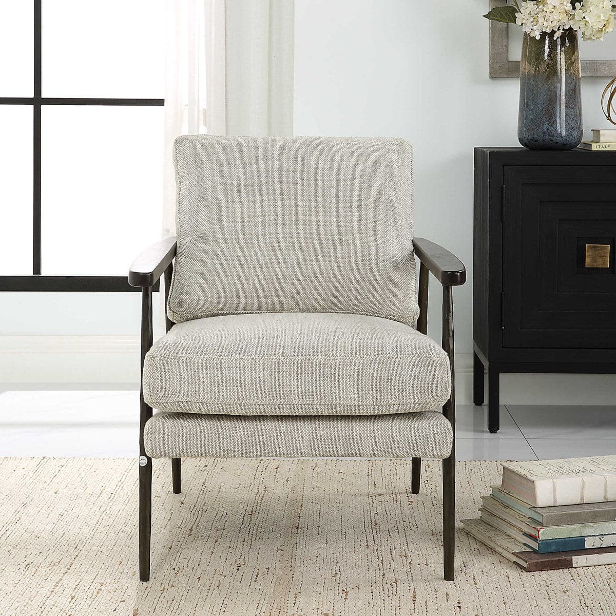 Uttermost Sebastian Cast Iron Accent Chair-Uttermost-UTTM-23828-Lounge Chairs-3-France and Son