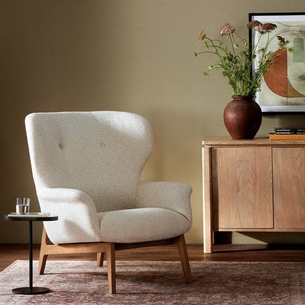 Lilith Chair - Harrow Ivory-Four Hands-FH-238402-001-Lounge Chairs-2-France and Son