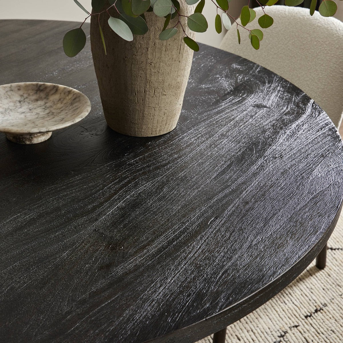 Cobie Dining Table - Dark Anthracite