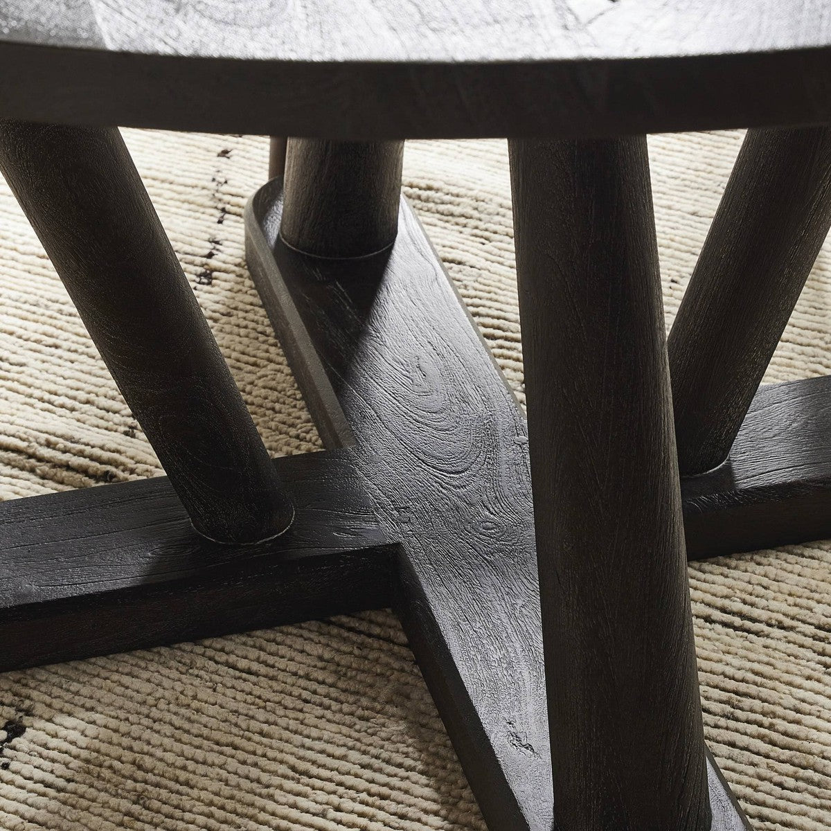 Cobie Dining Table - Dark Anthracite