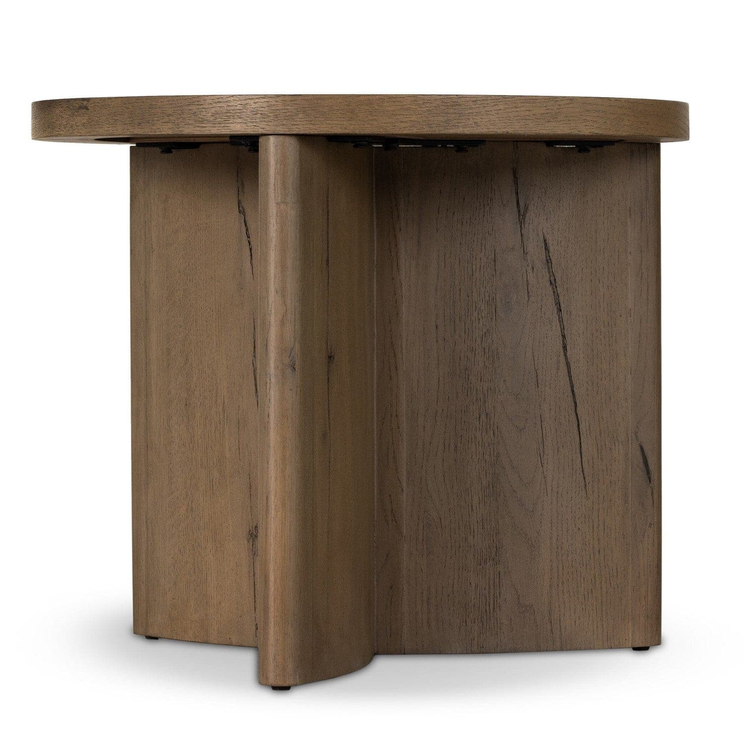 Toli End Table - Rustic Grey Veneer