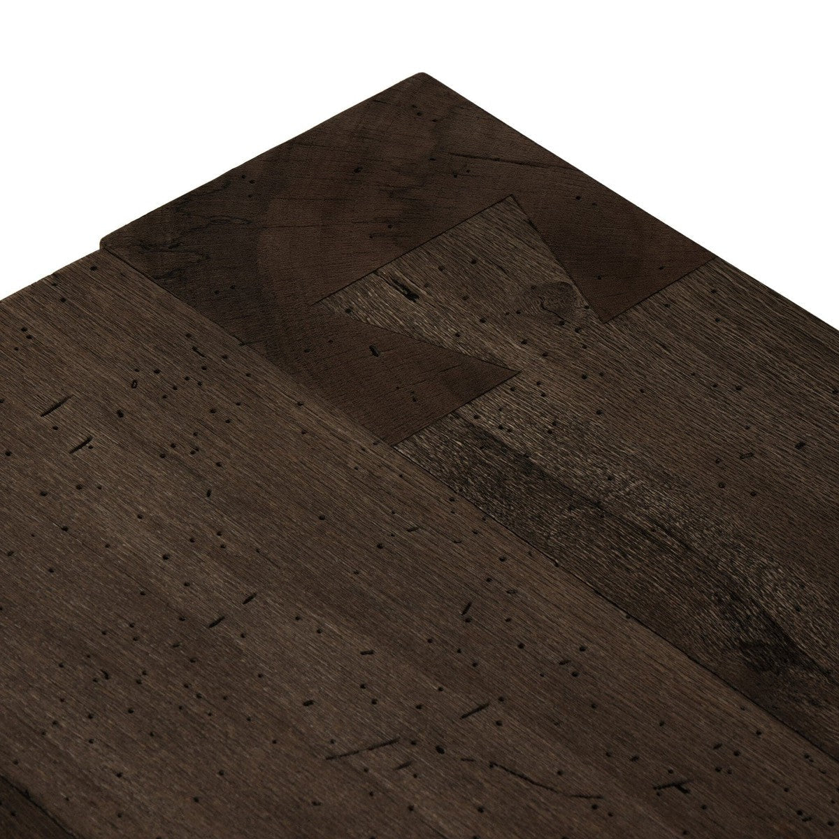 Abaso Rectangular Coffee Table - Ebony Rustic Wormwood Oak