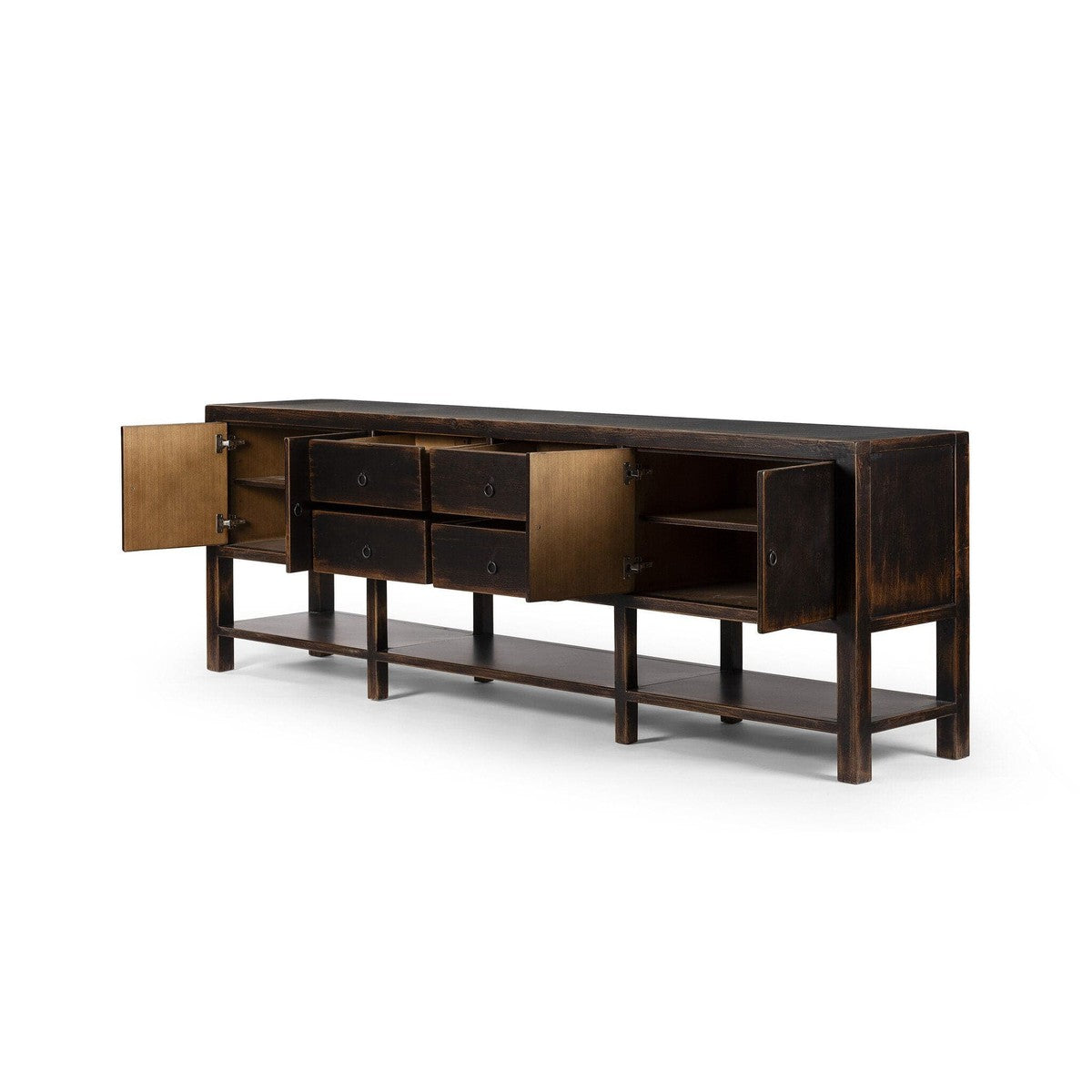 Shizuko Sideboard - Distressed Walnut