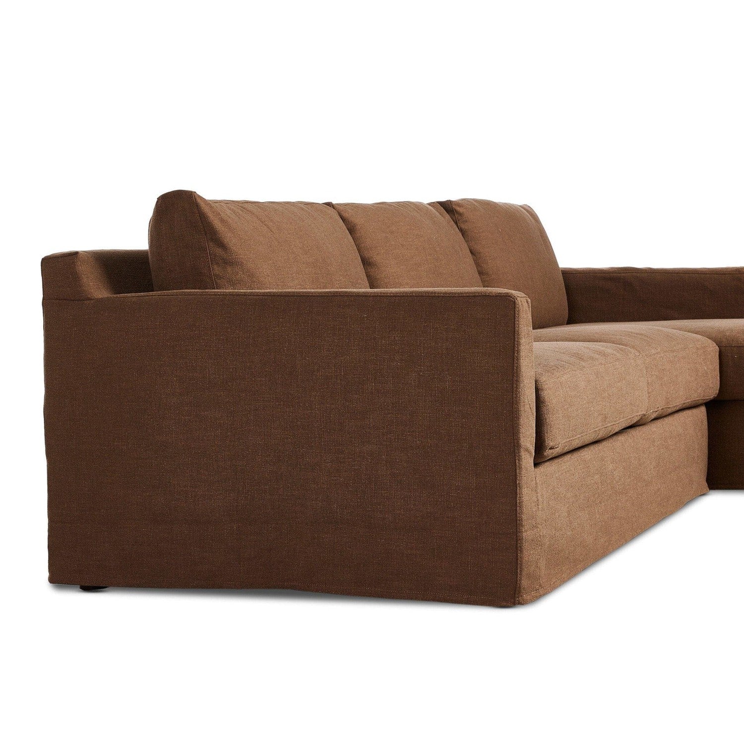 Hampton 2-Piece Slipcover Sectional - Antwerp Cafe