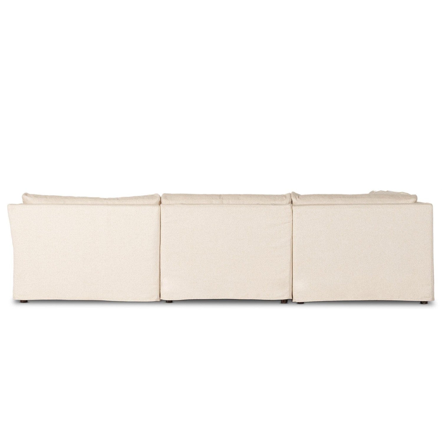 Delray 5Pc Slipcover Sectional - Evere Creme