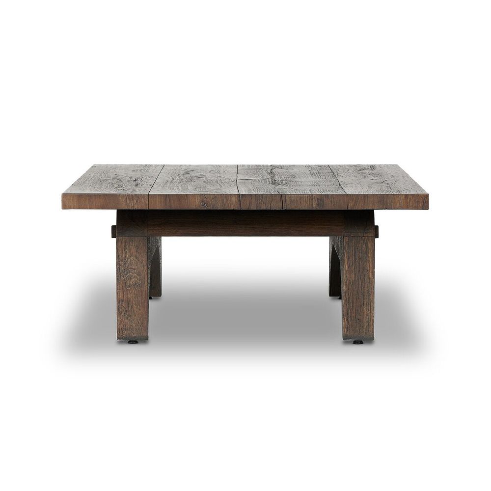 Additional view of Winchester Coffee Table, featuring distressed, solid wood, reclaimed wood, and low coffee-table height.