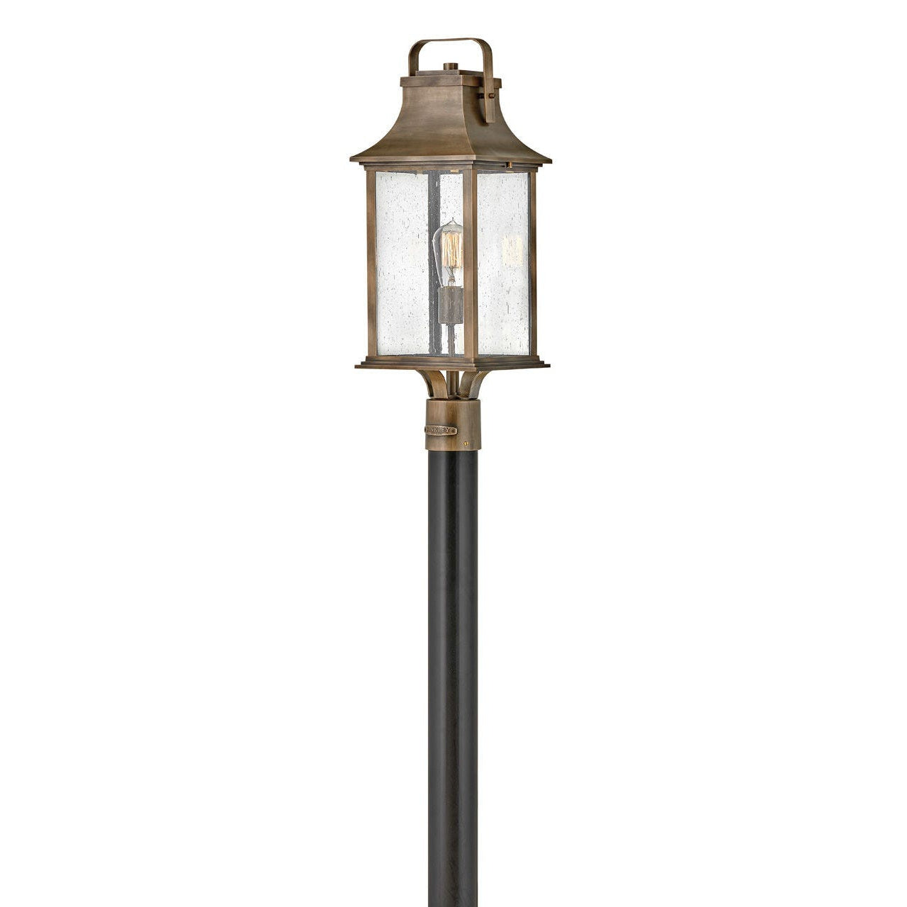 Grant Medium Post Mount Lantern-Hinkley Lighting-HINKLEY-2391BU-Flush MountsBurnished Bronze-1-France and Son