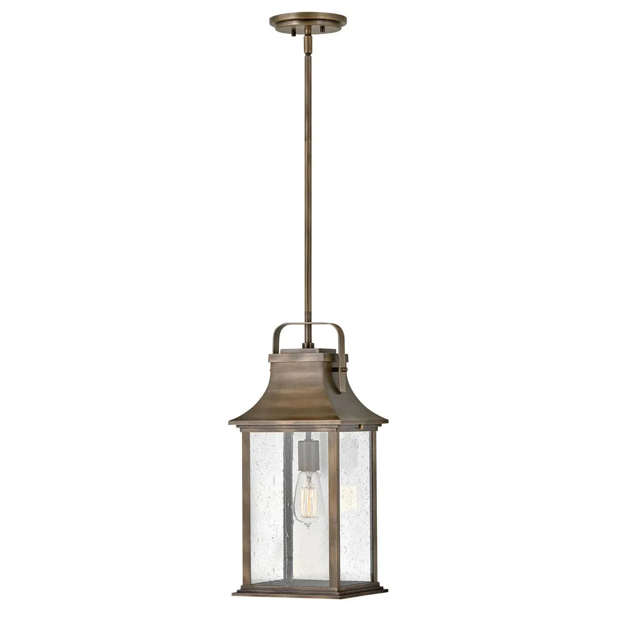 Outdoor Grant - Medium Hanging Lantern-Hinkley Lighting-HINKLEY-2392BU-Outdoor Post LanternsBurnished Bronze-1-France and Son