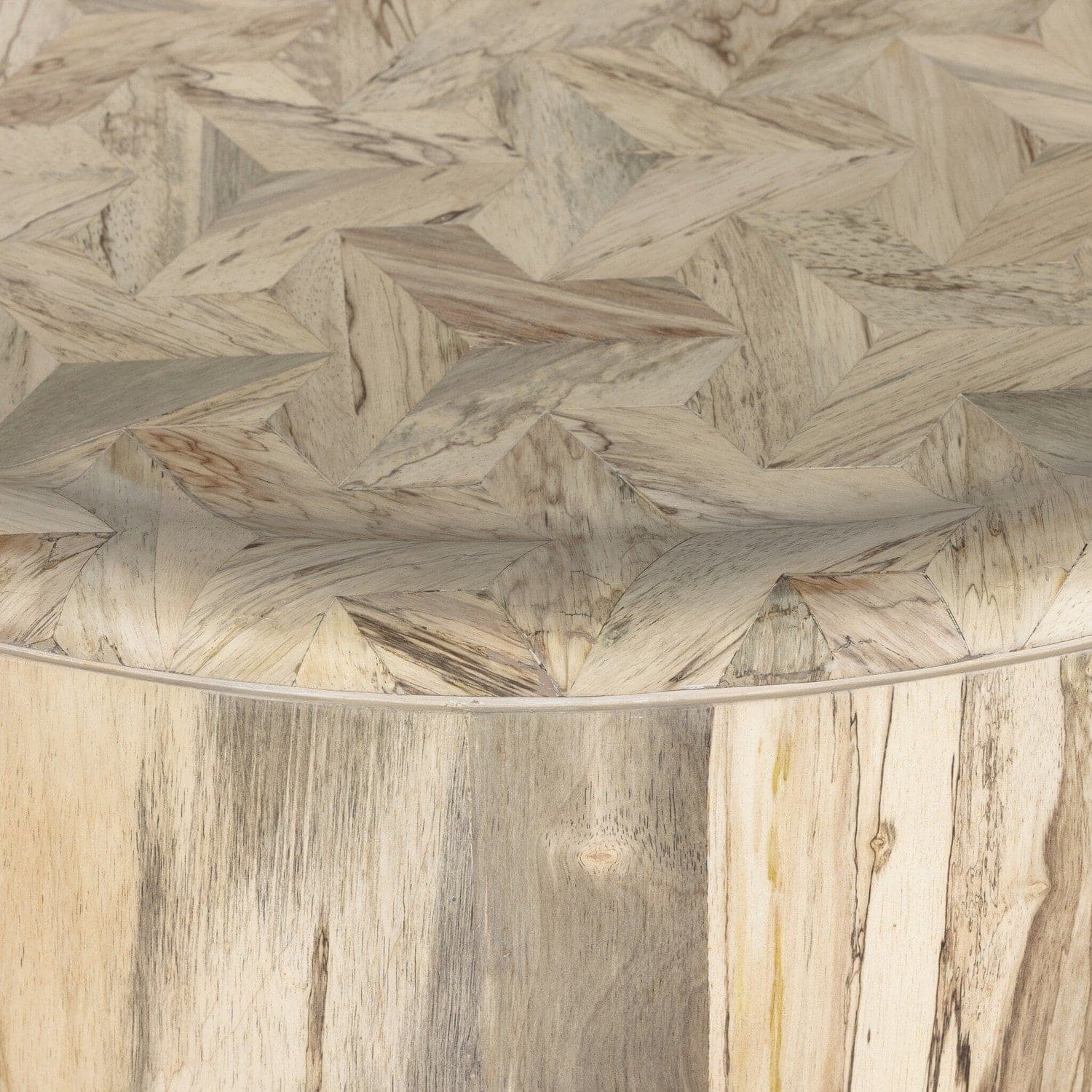 Zora Coffee Table - Whitewashed Spalted Primavera