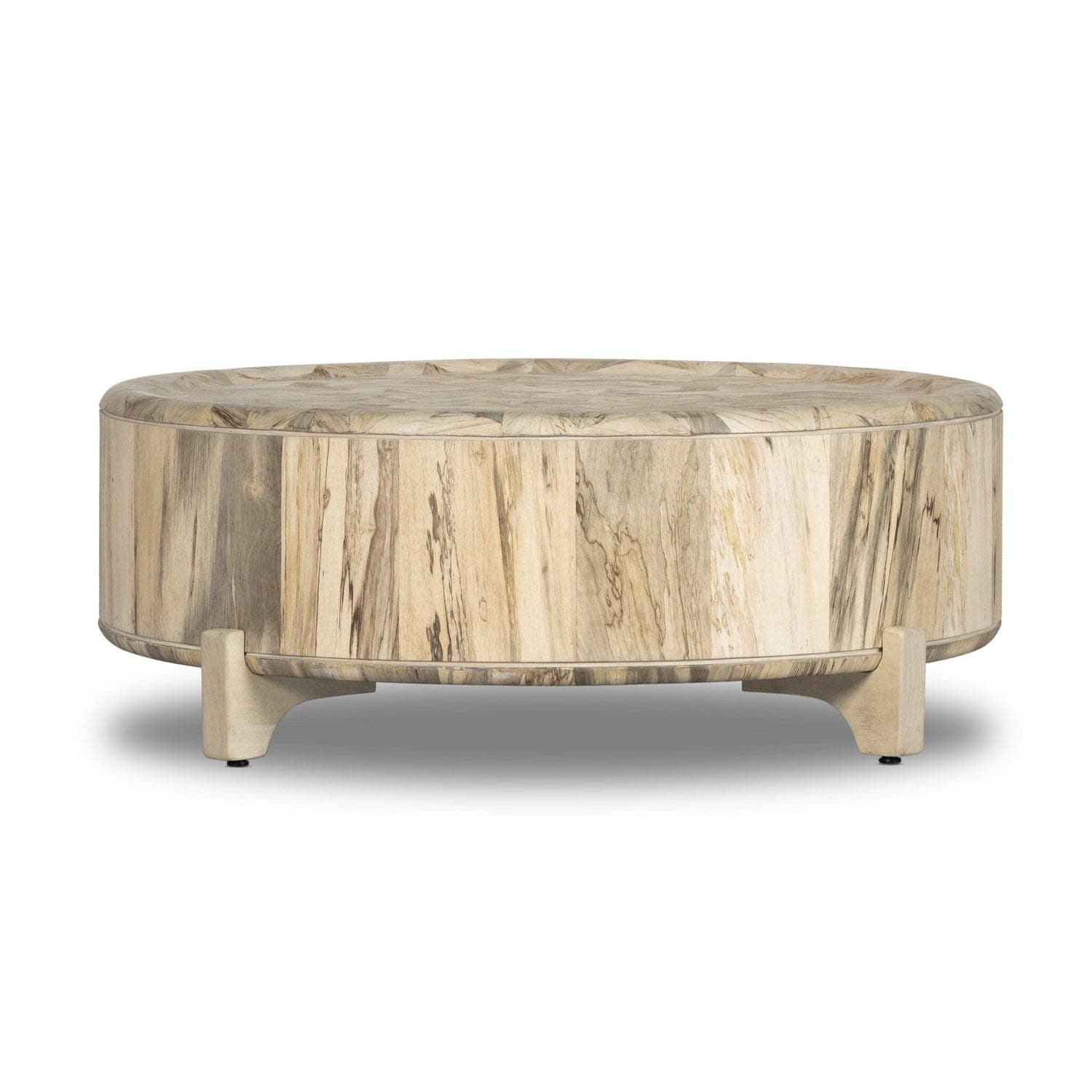 Zora Coffee Table - Whitewashed Spalted Primavera