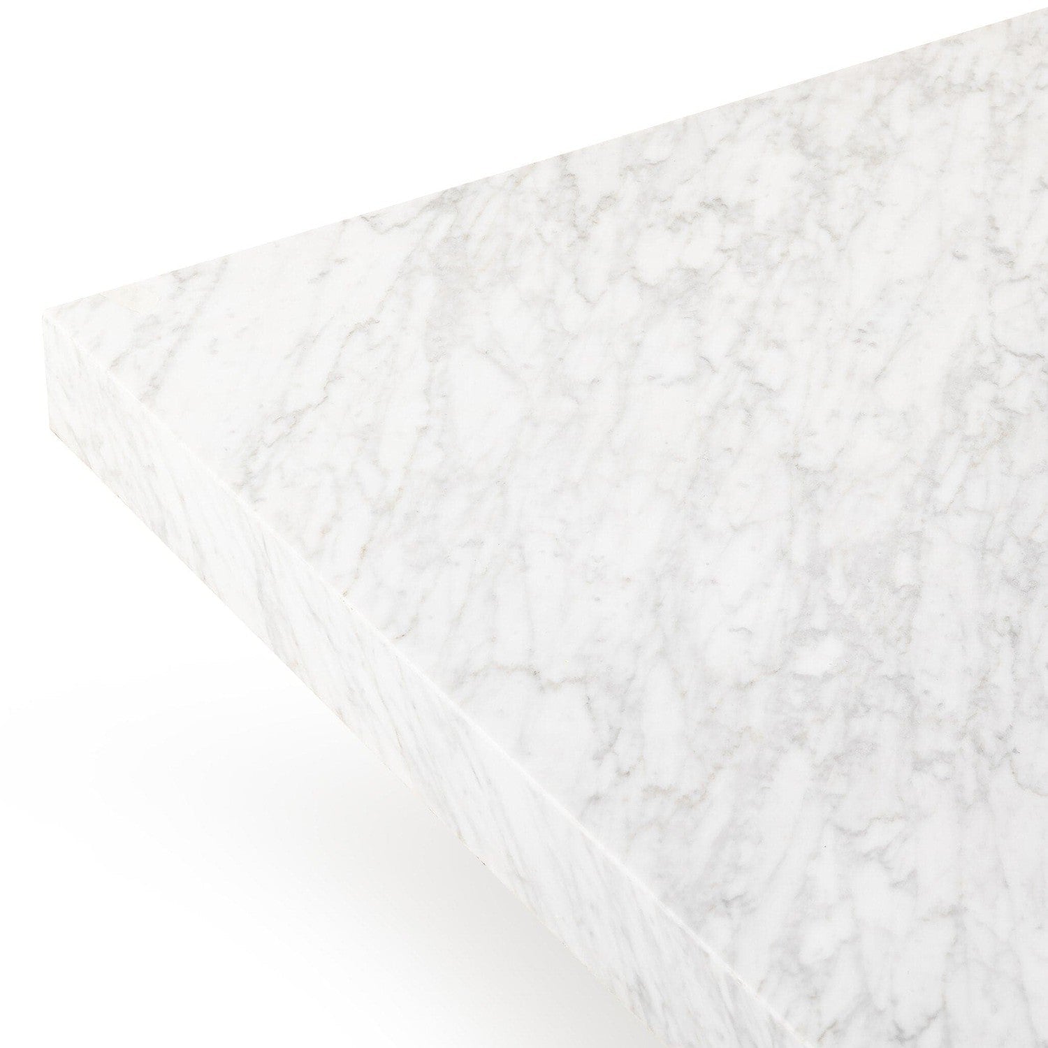 Bellamy Rectangular Coffee Table - White Carrara Marble