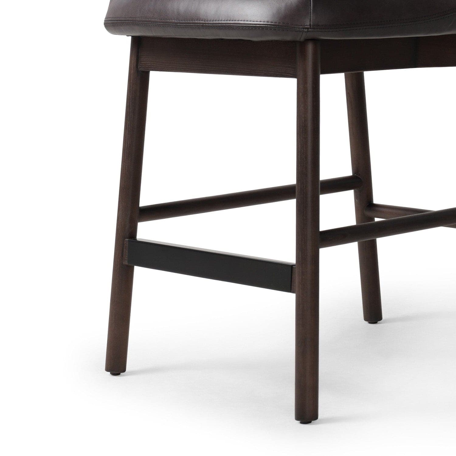 Sora Armless Bar + Counter Stool - Sonoma Black