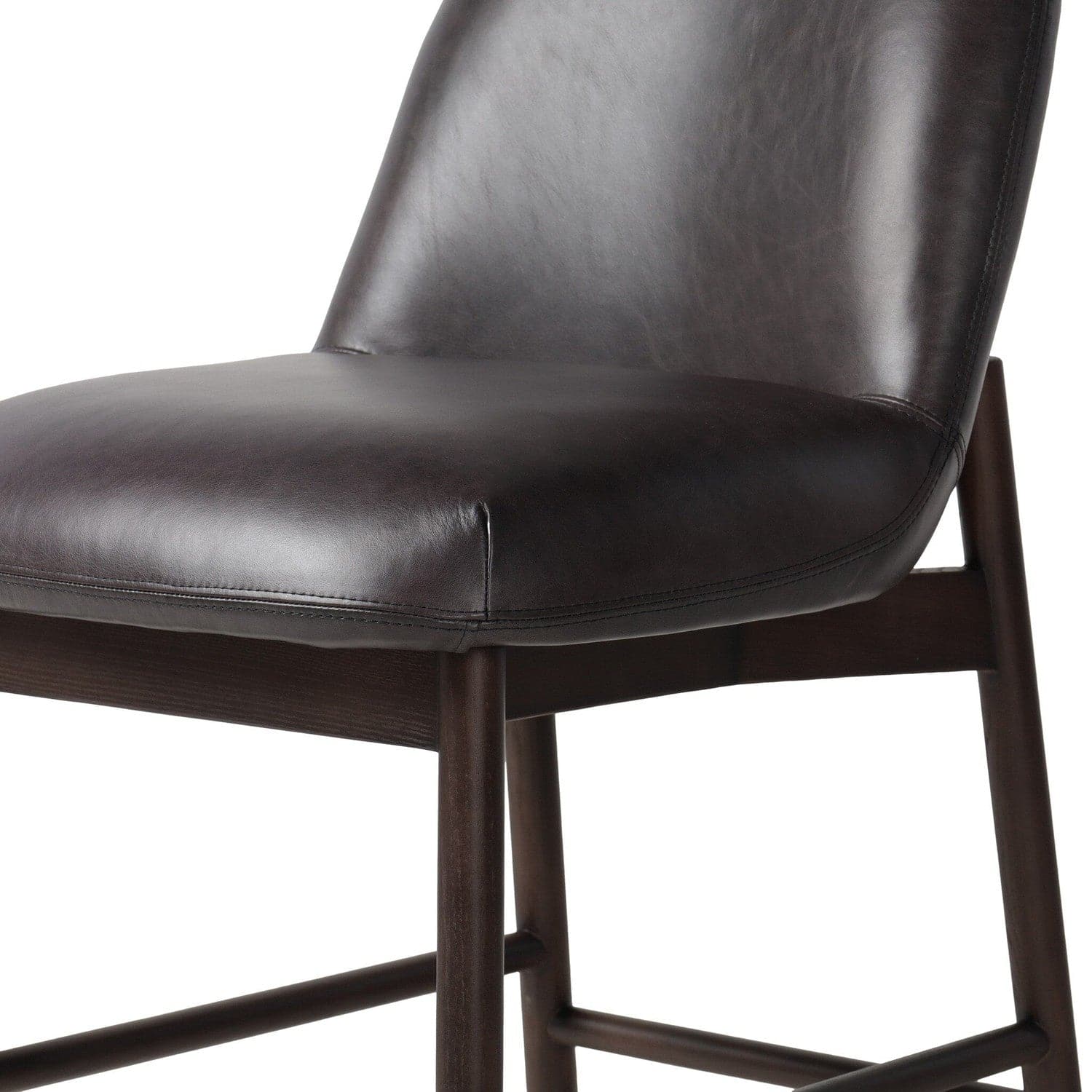 Sora Armless Bar + Counter Stool - Sonoma Black