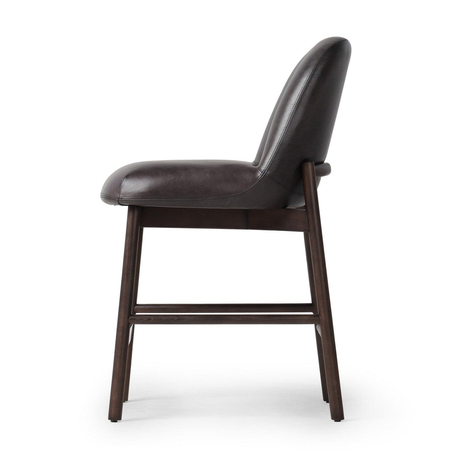 Sora Armless Bar + Counter Stool - Sonoma Black