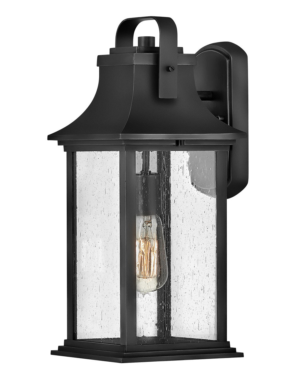 Outdoor Grant - Medium Wall Mount Lantern-Hinkley Lighting-HINKLEY-2394TK-Outdoor Wall SconcesTextured Black-2-France and Son