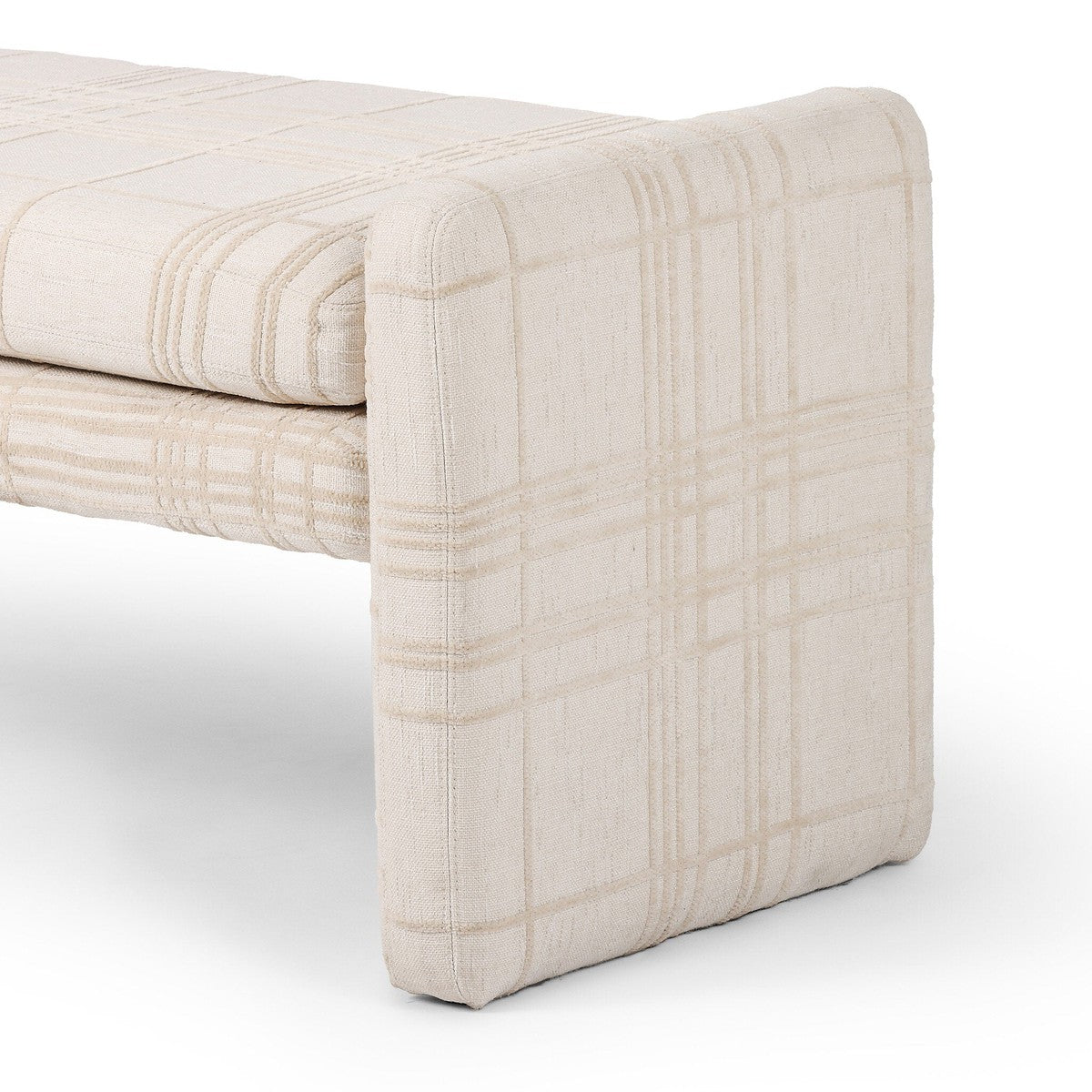 Serena Accent Bench - Sheffield Ivory - Ivory