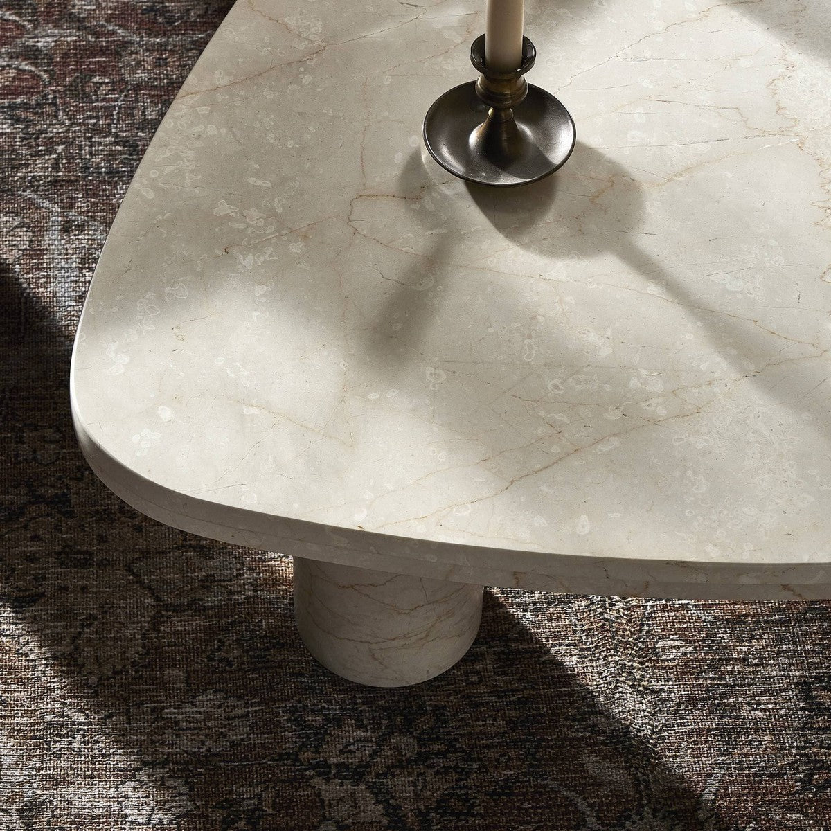 Zion Coffee Table - Cream Marble