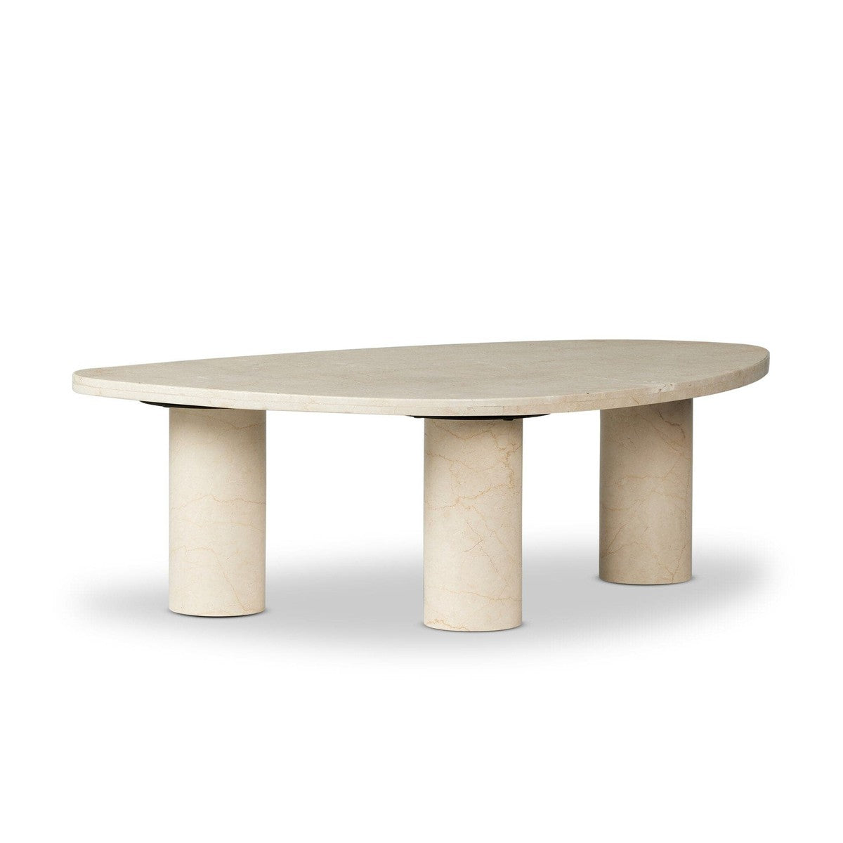 Zion Coffee Table - Cream Marble