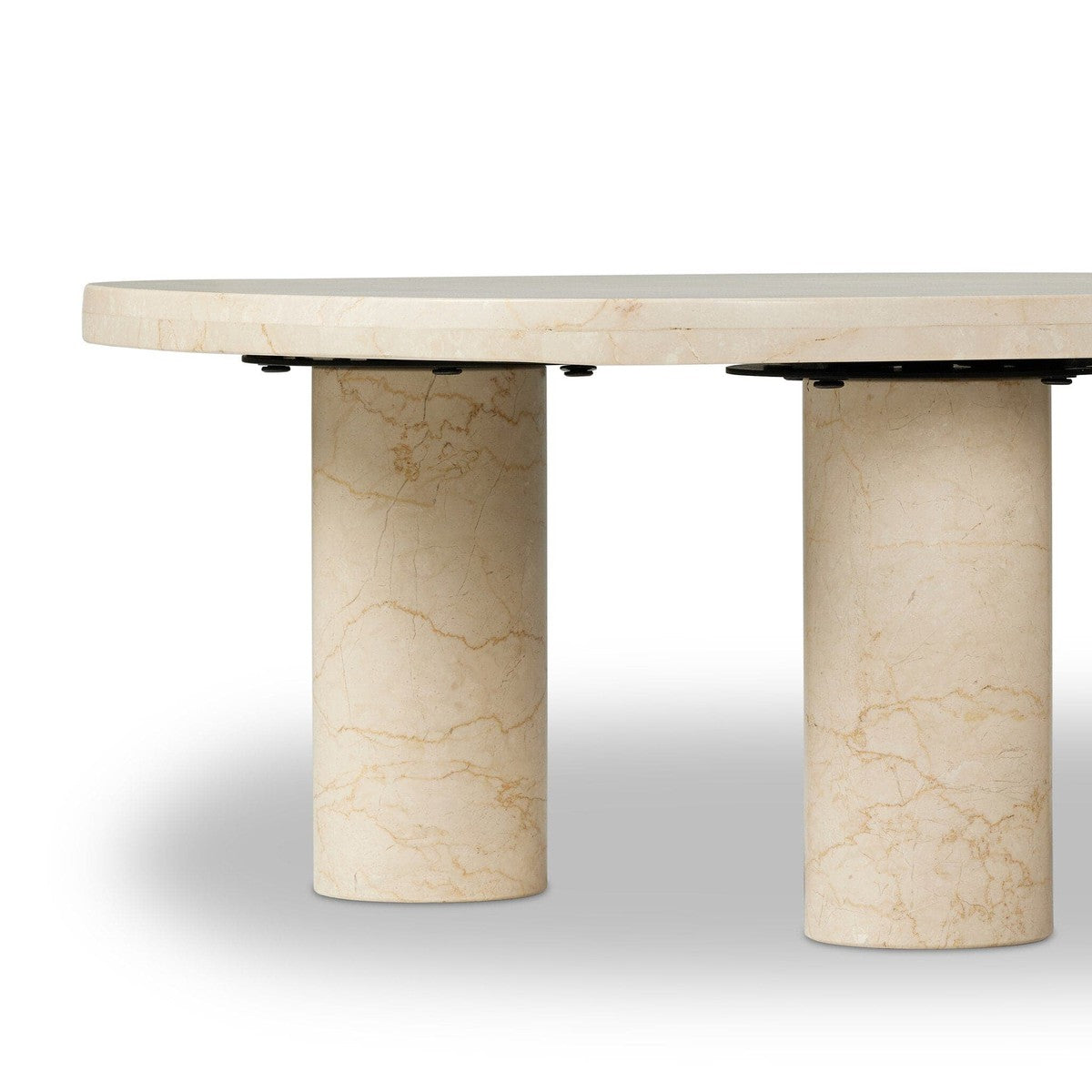 Zion Coffee Table - Cream Marble