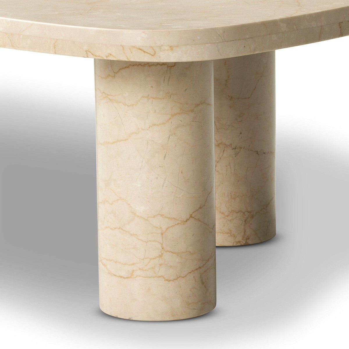 Zion Coffee Table - Cream Marble