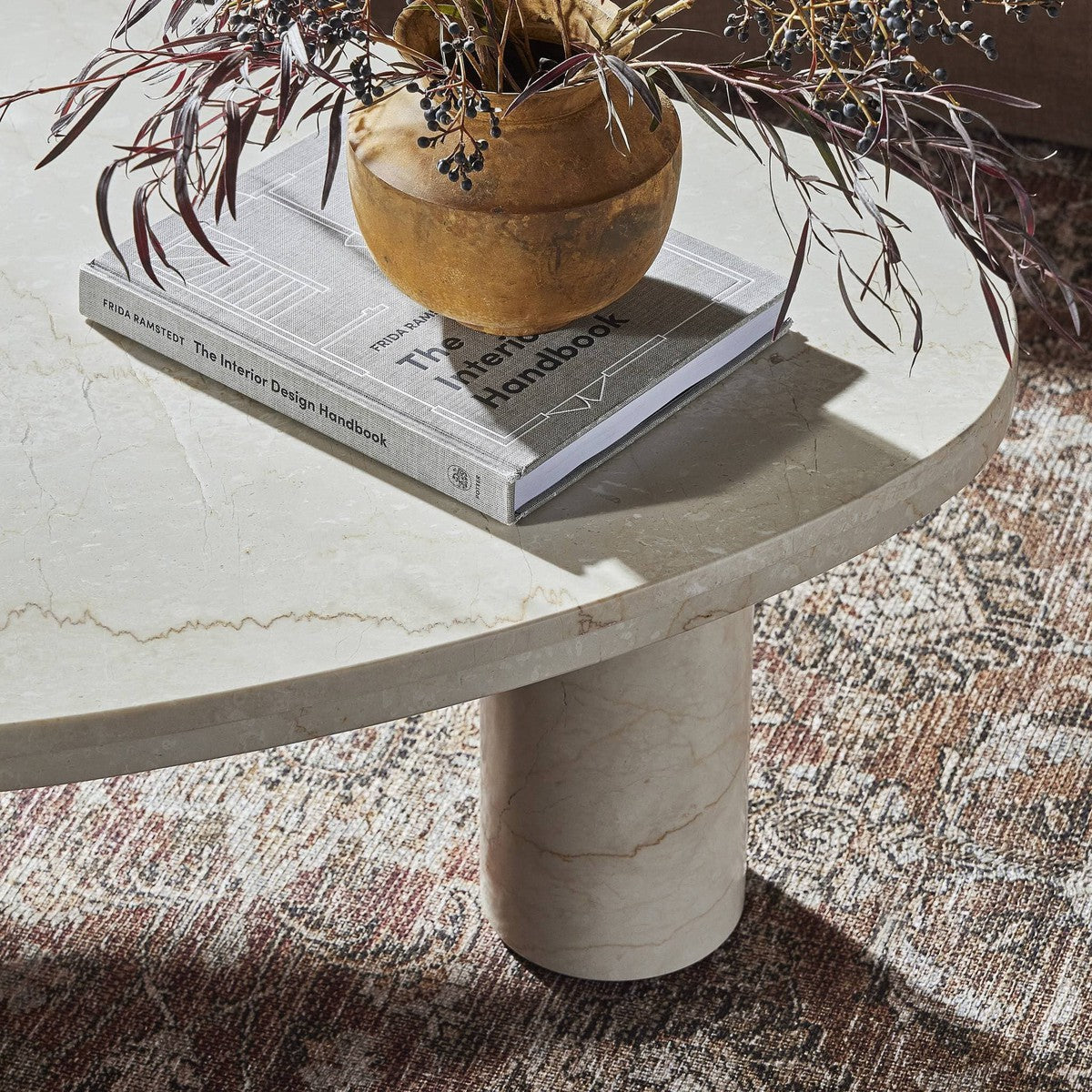 Zion Coffee Table - Cream Marble