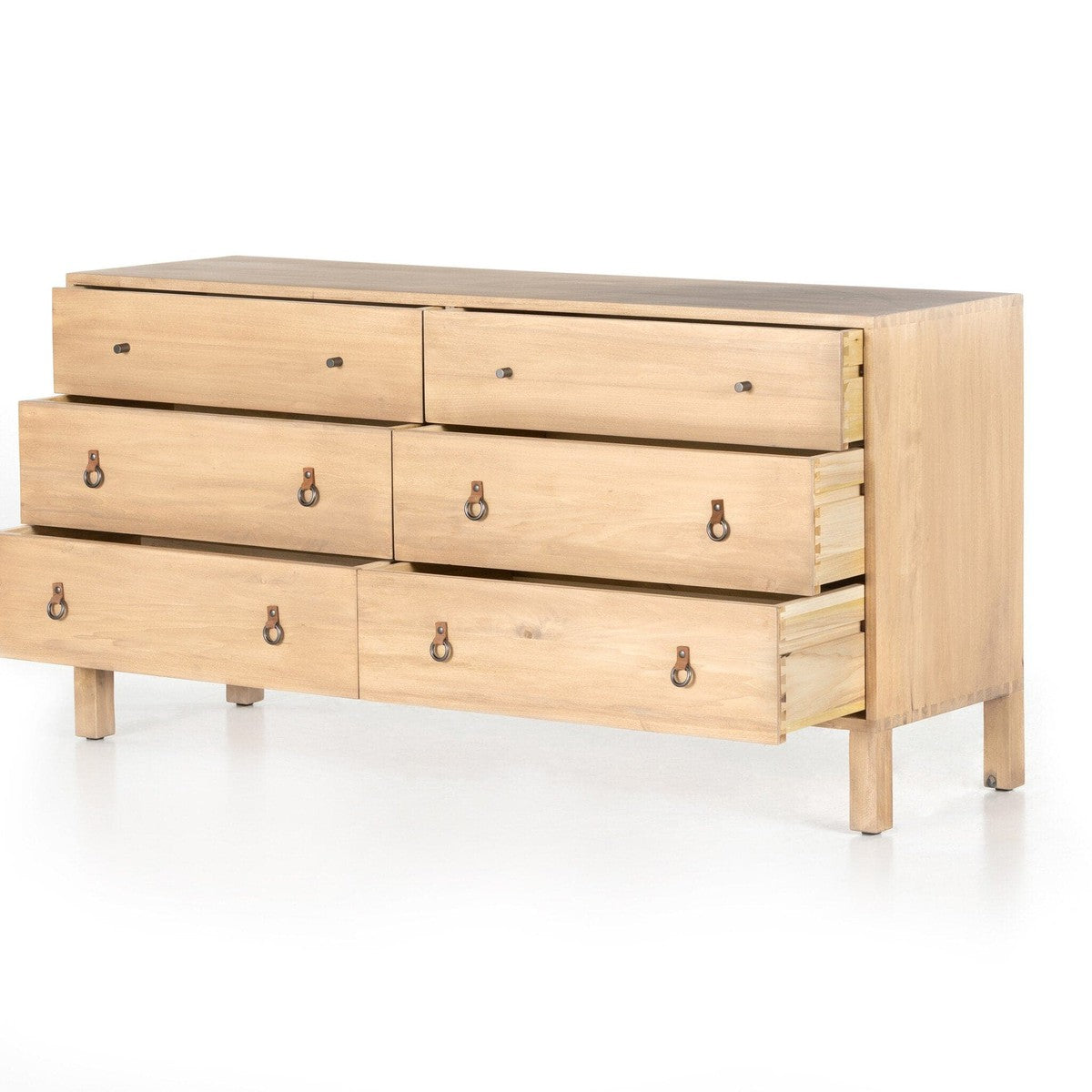 Isador 6 Drawer Dresser - Dry Wash Poplar