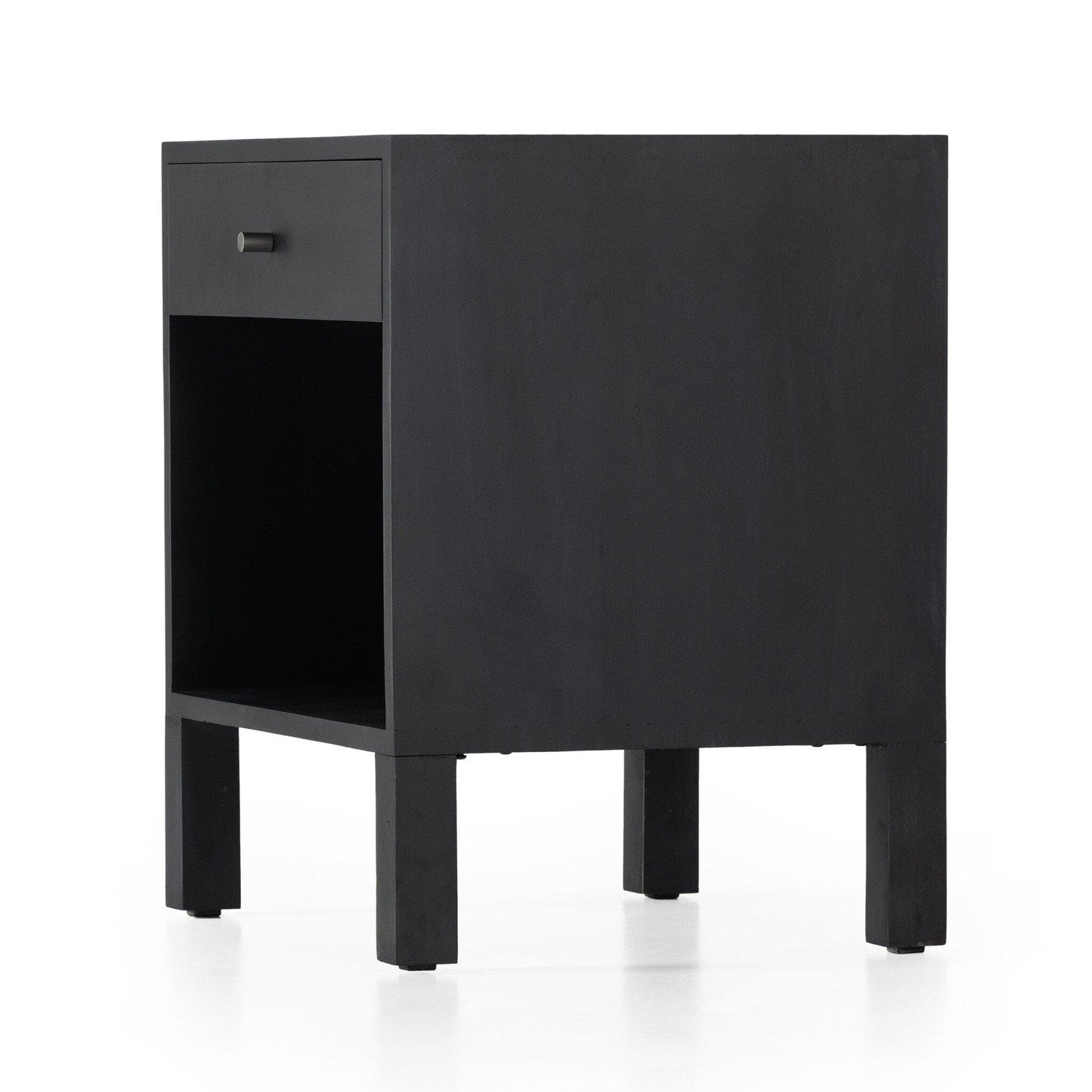 Isador Nightstand - Black Wash Poplar