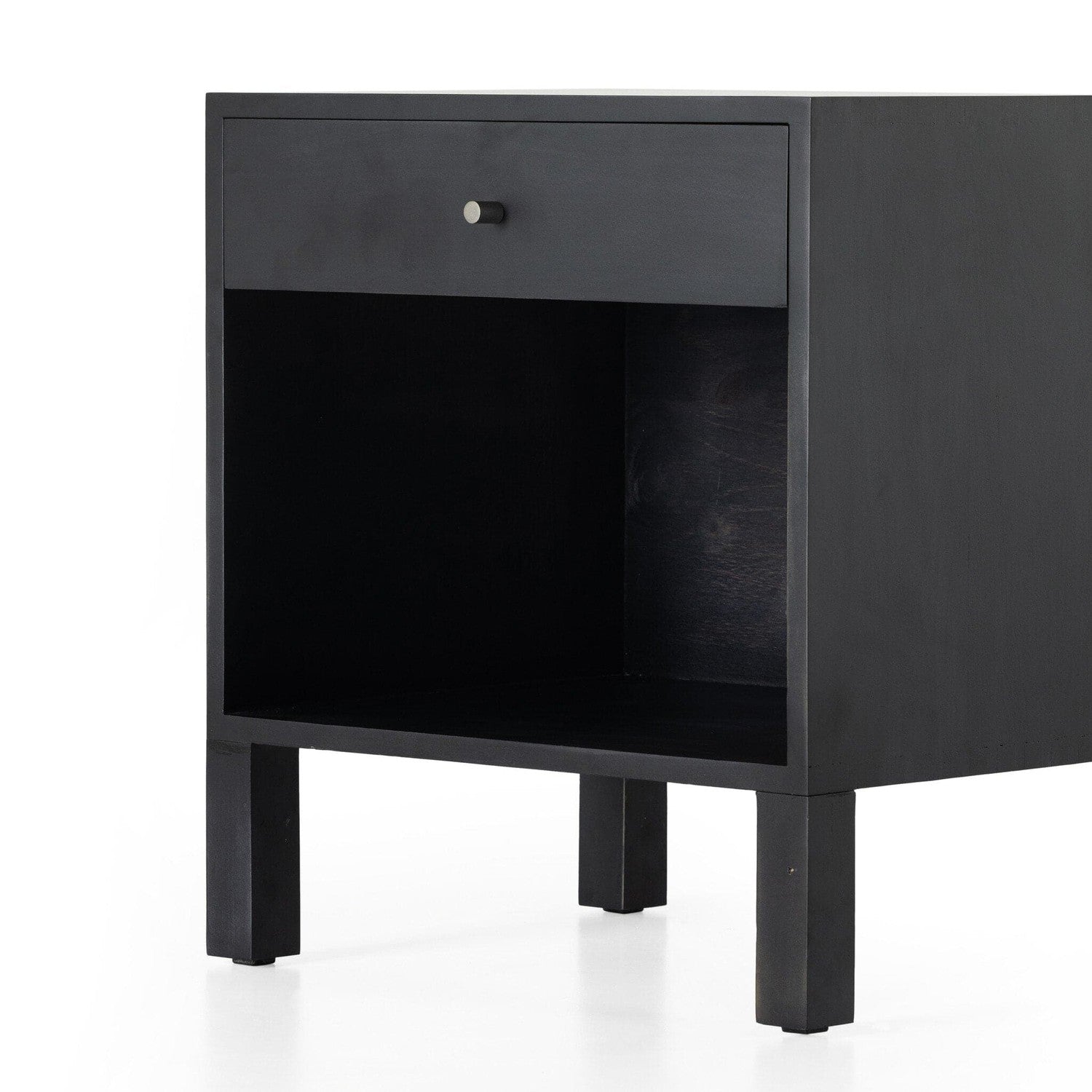 Isador Nightstand - Black Wash Poplar