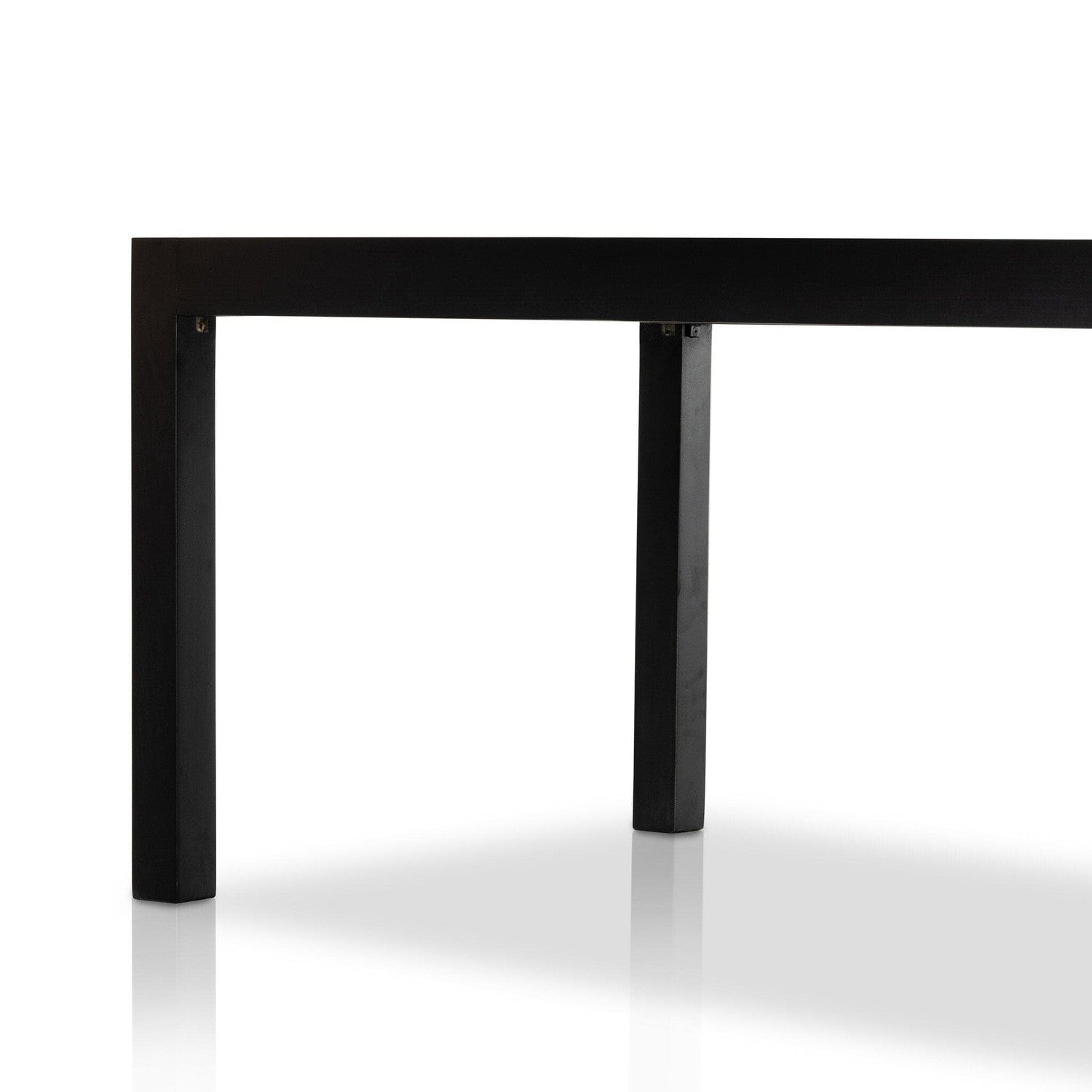 Isador Dining Table - Black Wash Poplar