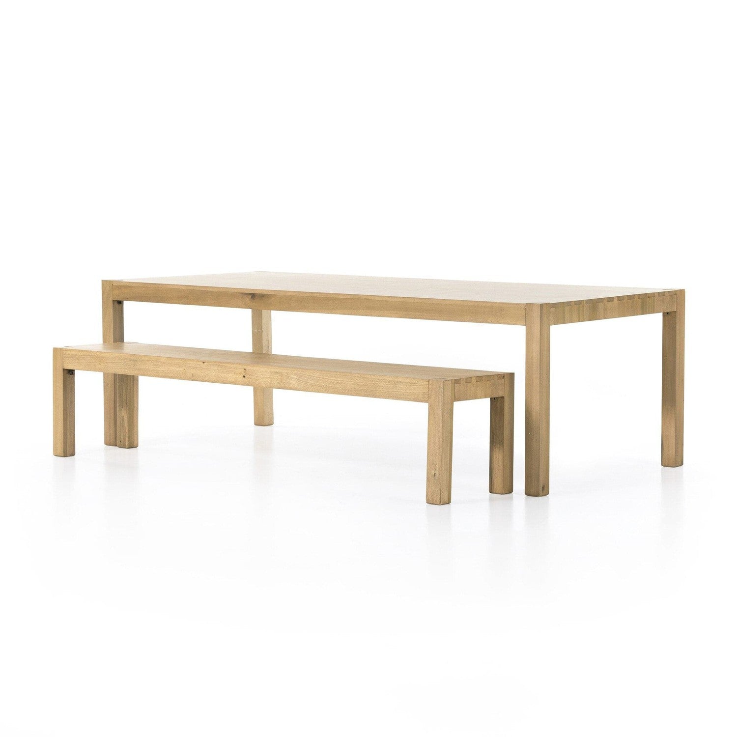 Isador Dining Table - Dry Wash Poplar