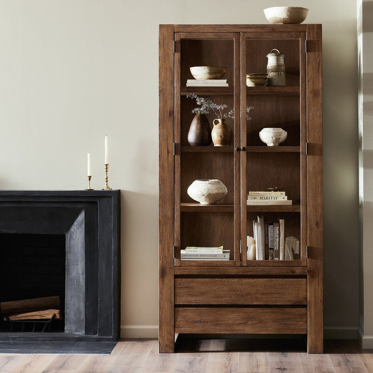 Norwich Cabinet - Weathered Oak