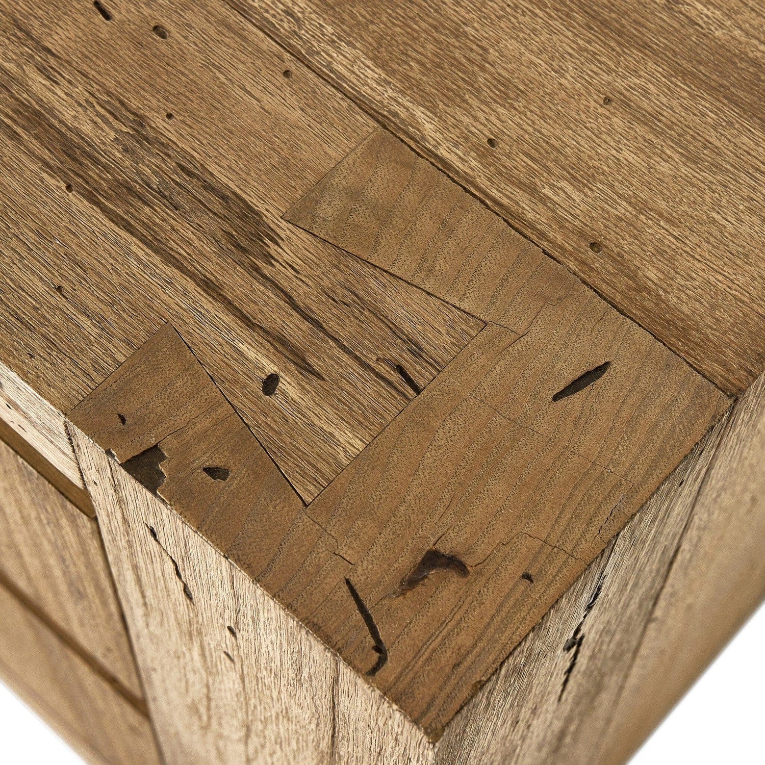 Abaso Nightstand - Rustic Wormwood Oak