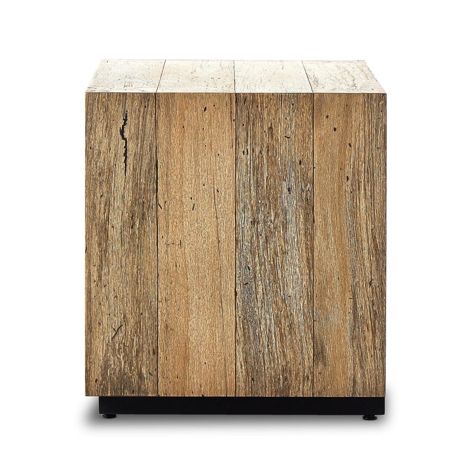 Abaso Nightstand - Rustic Wormwood Oak