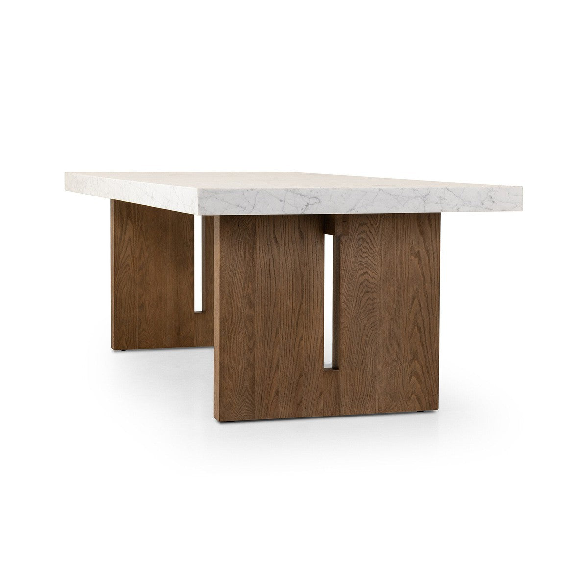 Olympia Dining Table - White Carrara Marble