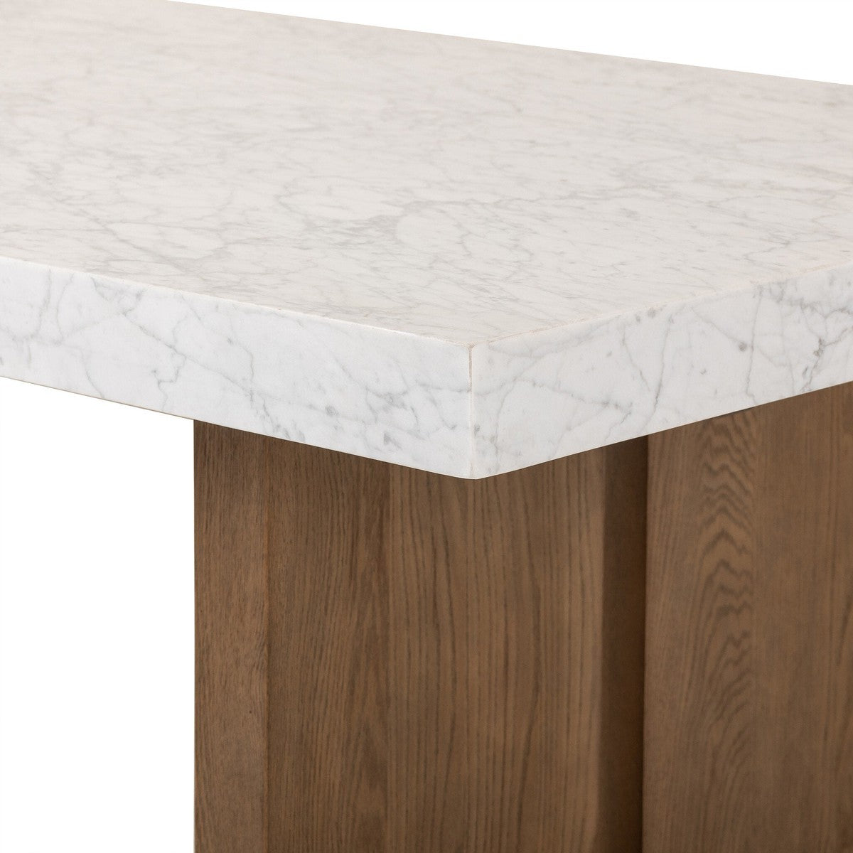 Olympia Dining Table - White Carrara Marble