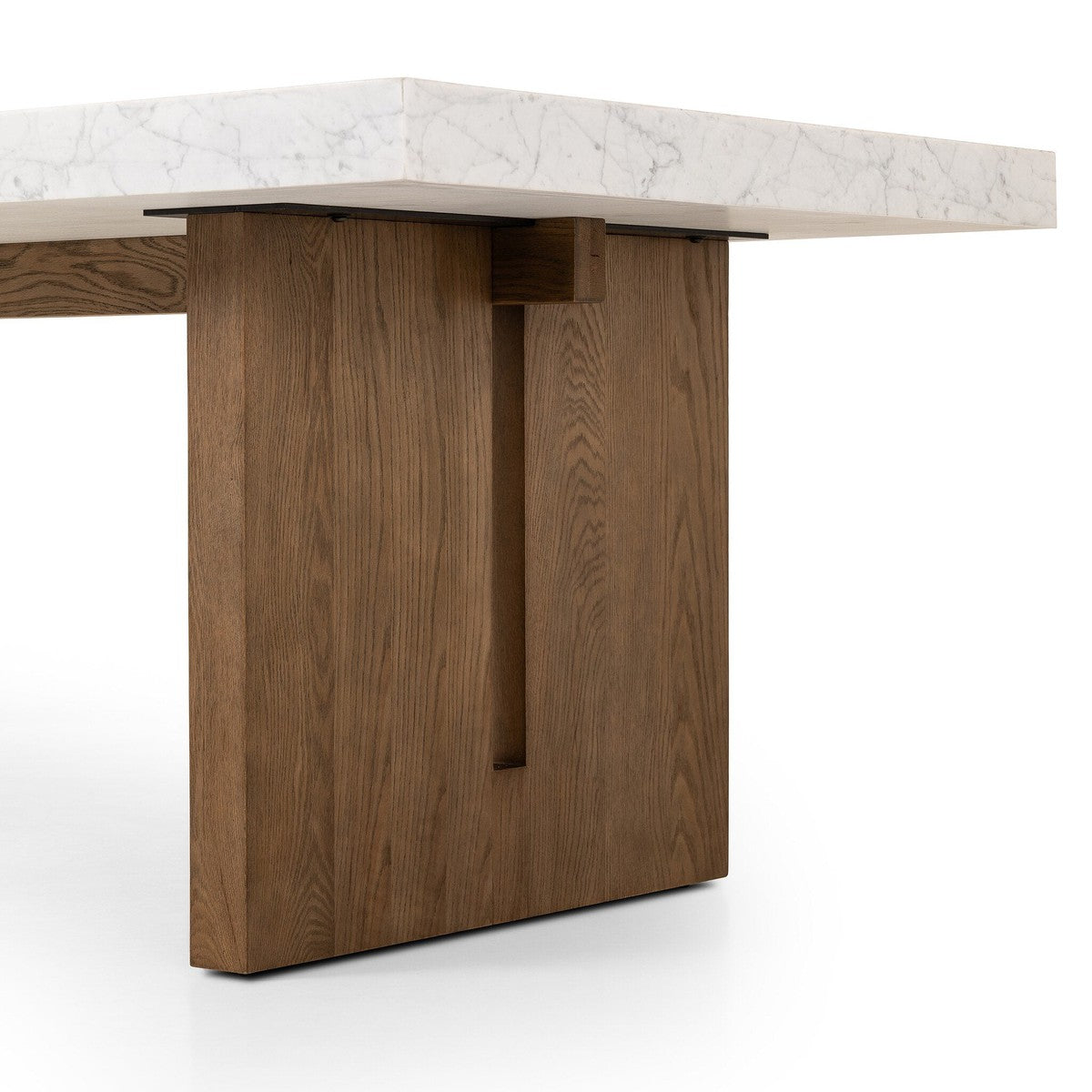 Olympia Dining Table - White Carrara Marble