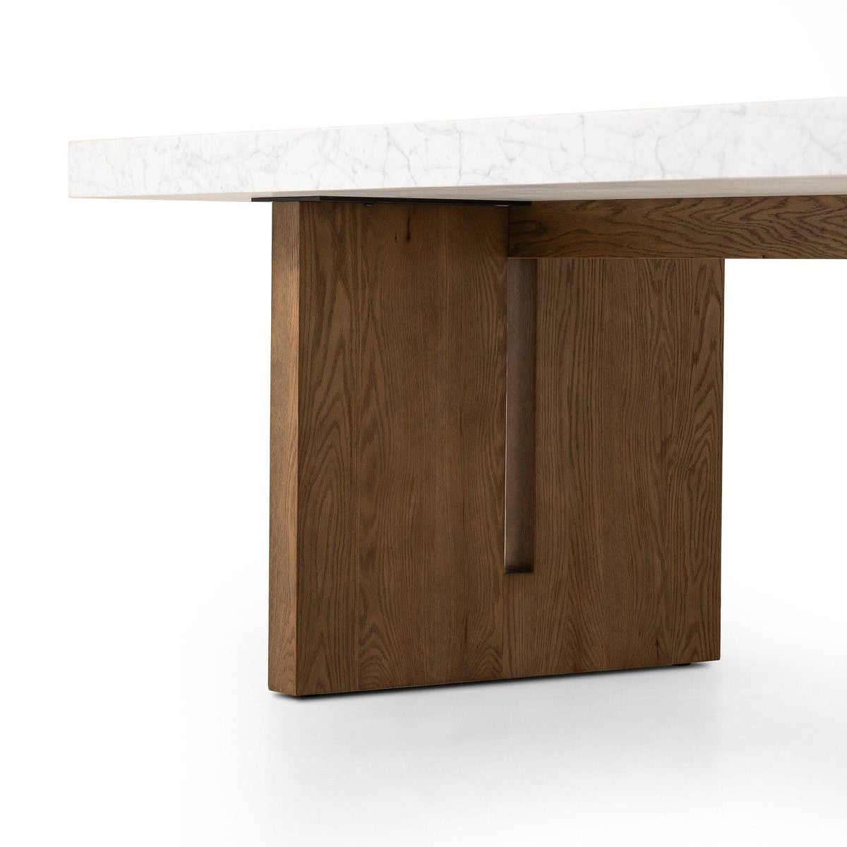 Olympia Dining Table - White Carrara Marble