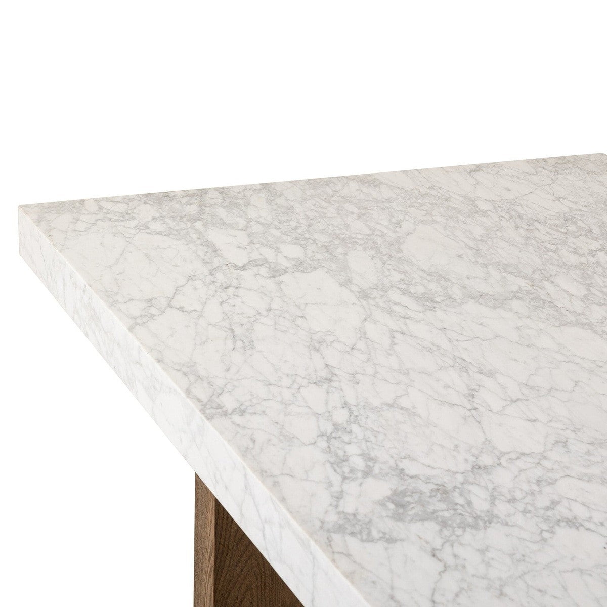 Olympia Dining Table - White Carrara Marble