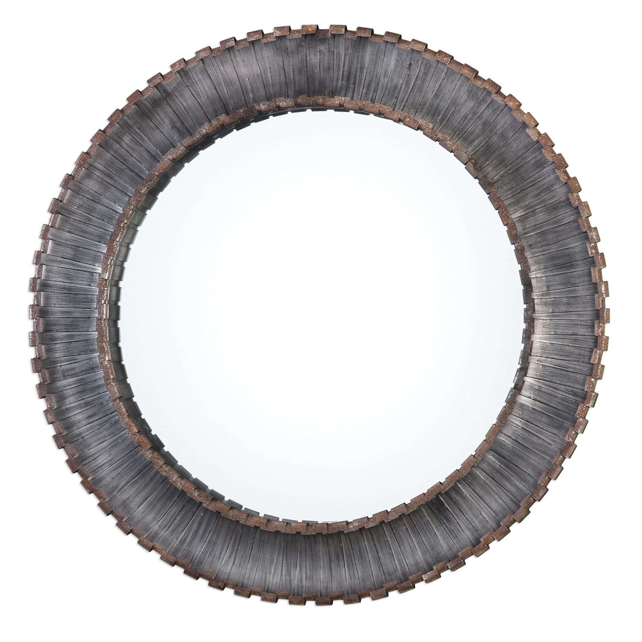Tanaina Silver Round Mirror-Uttermost-UTTM-09175-Mirrors-1-France and Son
