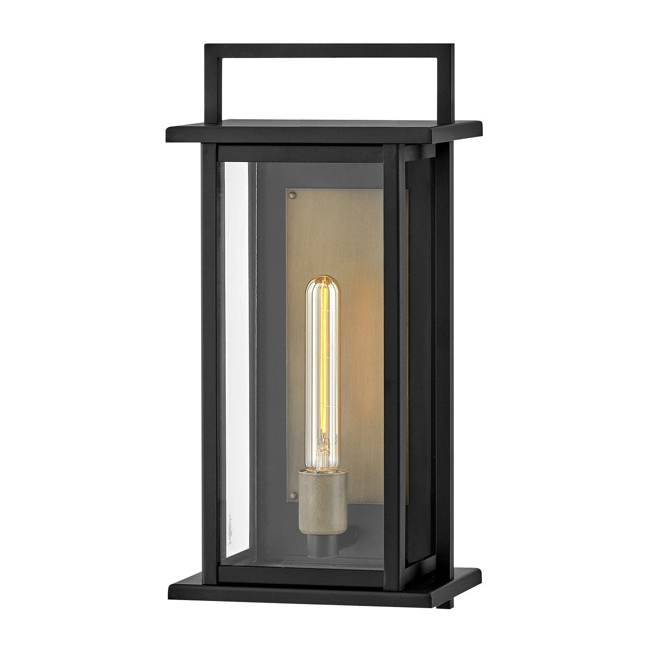 Outdoor Langston - Medium Wall Mount Lantern-Hinkley Lighting-HINKLEY-24024BK-lanterns-1-France and Son