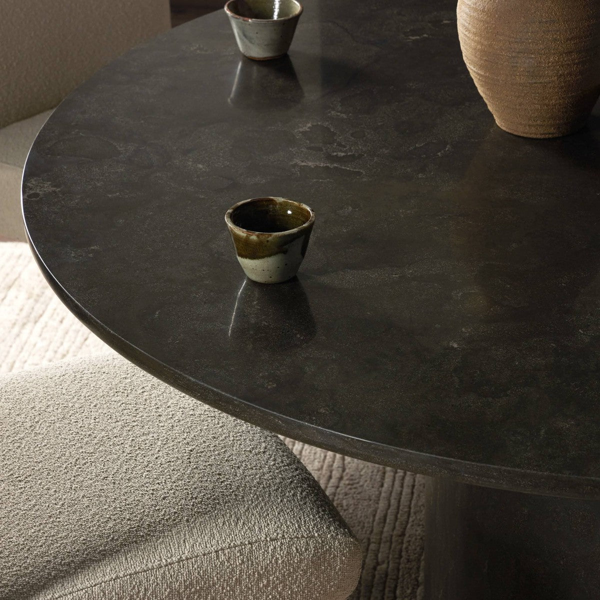 Diya Dining Table - Bluestone