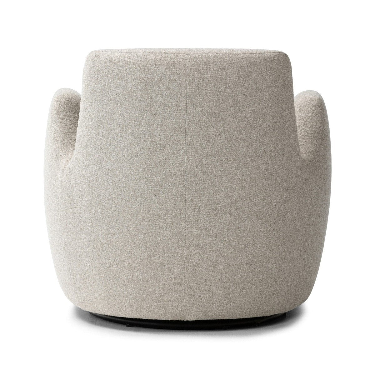 Reed Swivel Chair - Crete Pebble