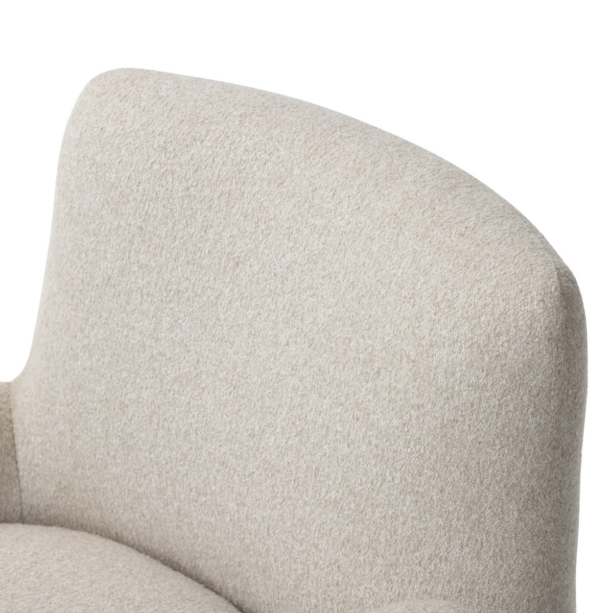 Reed Swivel Chair - Crete Pebble