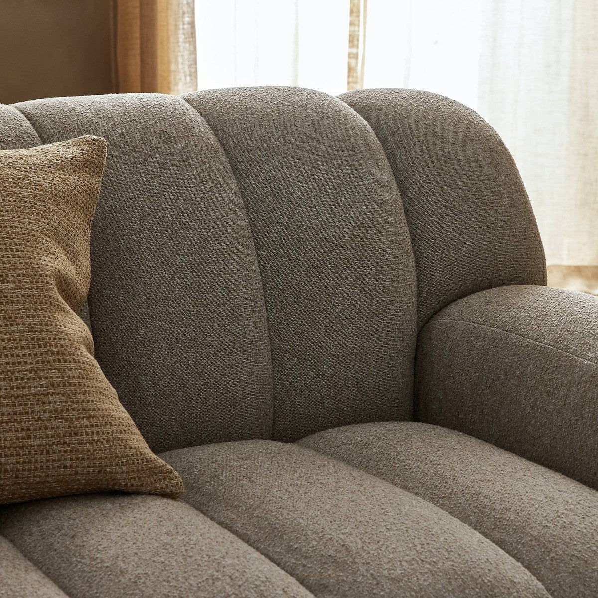 Carina Sofa-104" - Weslie Flax