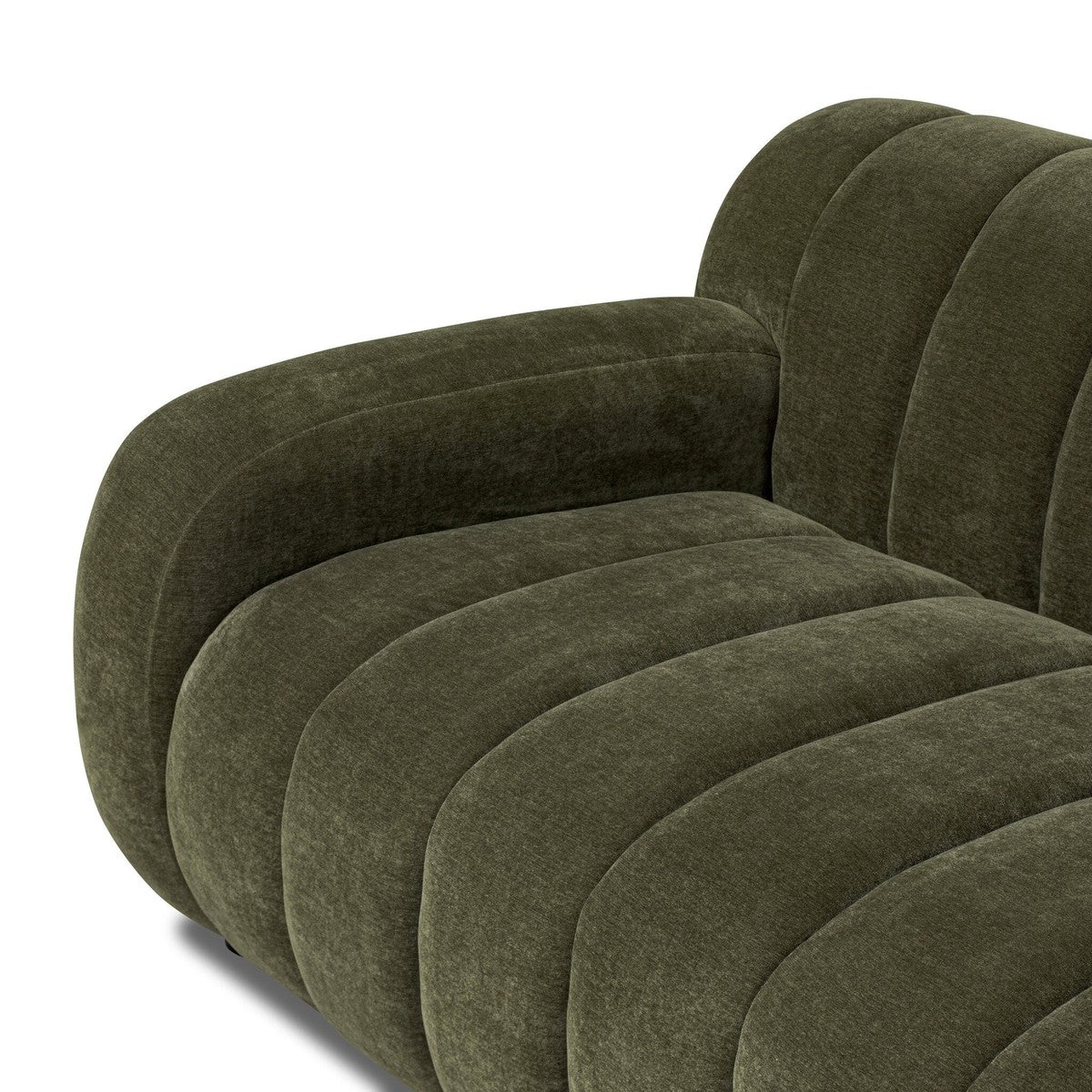 Carina Sofa - Malmo Olive - Olive, Black